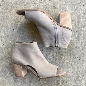 Lucky Brand | Open Toe Booties